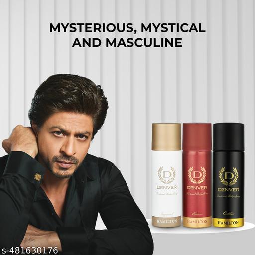 Caliber,Honour & Imperial Nano Deo Long Lasting Set of 3 Deodorant Spray - For Men - Myshopic 